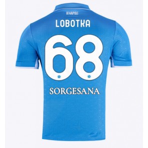 Billiga SSC Napoli Stanislav Lobotka #68 Hemmatröja 2024-25 Kortärmad